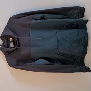 Puma Two Tone Pullover hoodie with front pocket pouch.